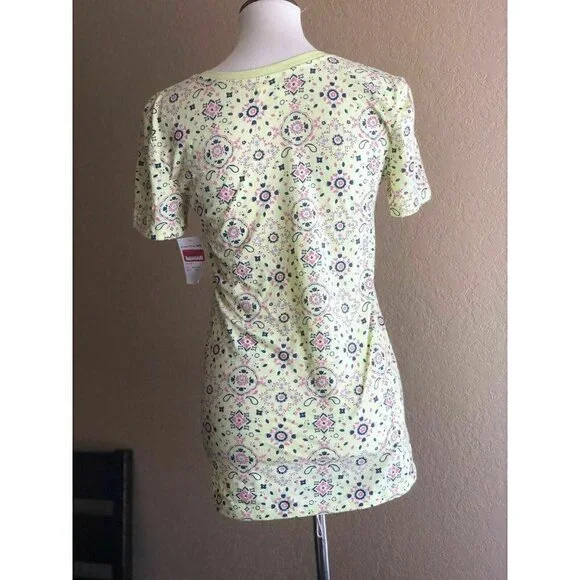 Abound Juniors Green Cotton Blend Casual Tee M - Picture 8 of 8